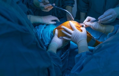 Knee replacement treatment