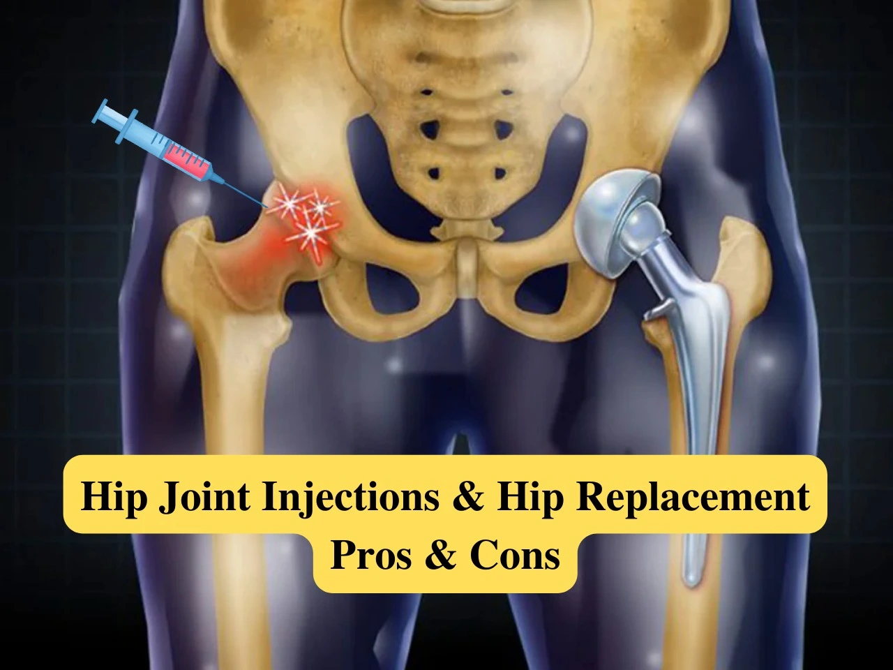 Hip Joint Injections & Hip Replacement Pros & Cons