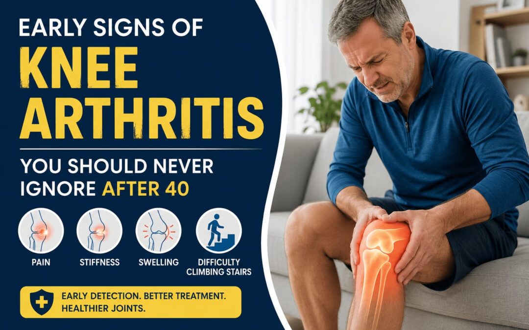 Early Signs of Knee Arthritis You Should Never Ignore After 40