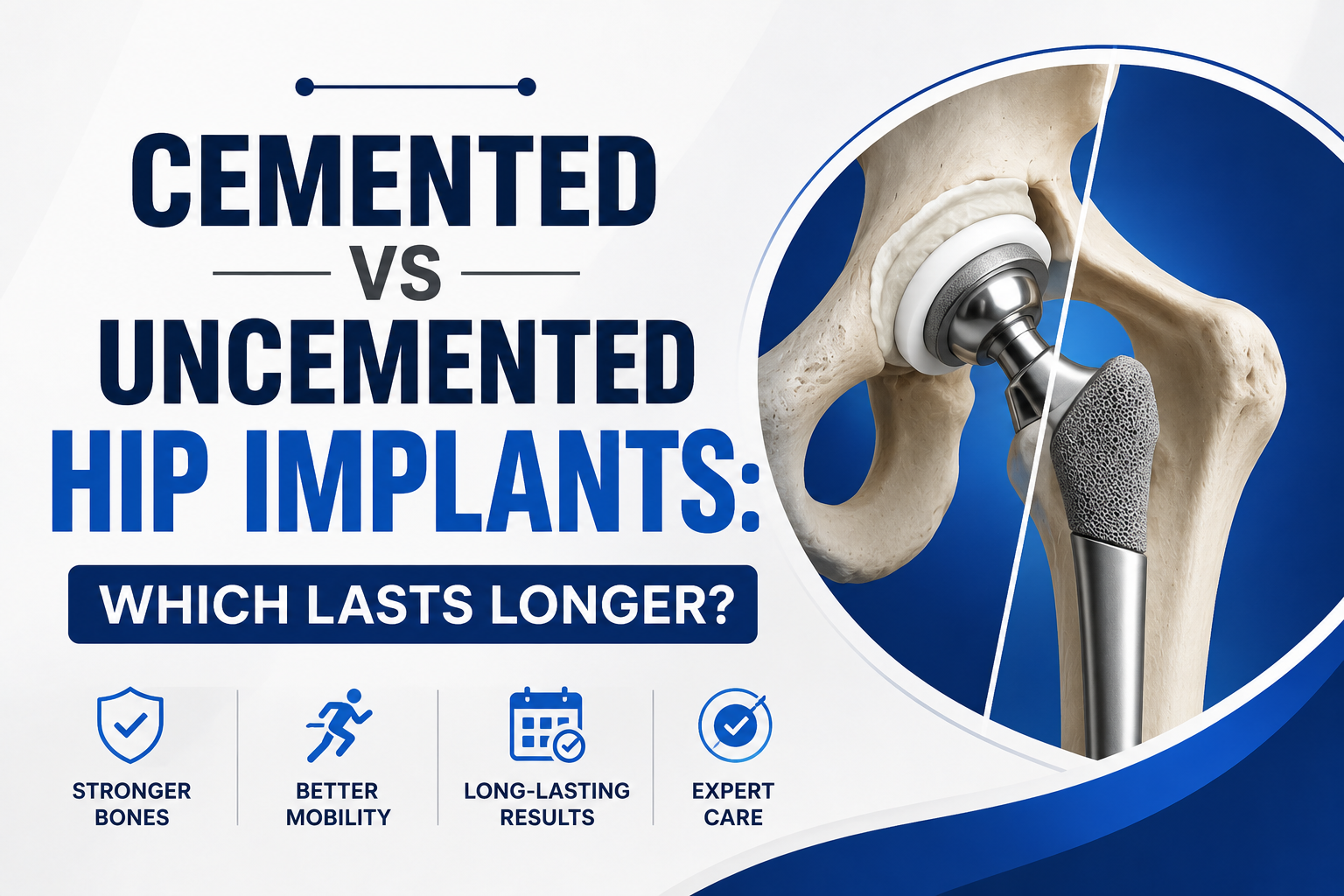 Cemented vs Uncemented Cemented vs Uncemented Hip Implants